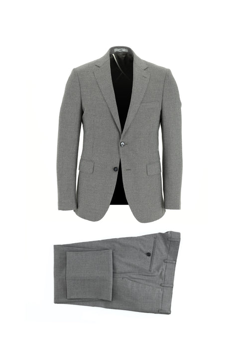 Black 6 Drop Regular Fit Standard Cut Combination Suit
