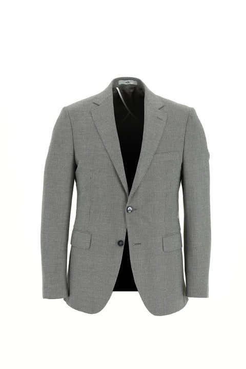 Siyah 7 Drop Slim Fit Dar Kesim Kombinli Takım Elbise