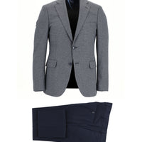 Açık Lacivert Slim Fit Dar Kesim Kombinli Takım Elbise