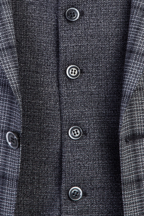 Orta Lacivert 7 Drop Slim Fit Dar Kesim Antibakteriyel Kombinli Takım Elbise