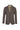  Koyu Kahve Slim Fit Dar Kesim Spor Desenli Ceket