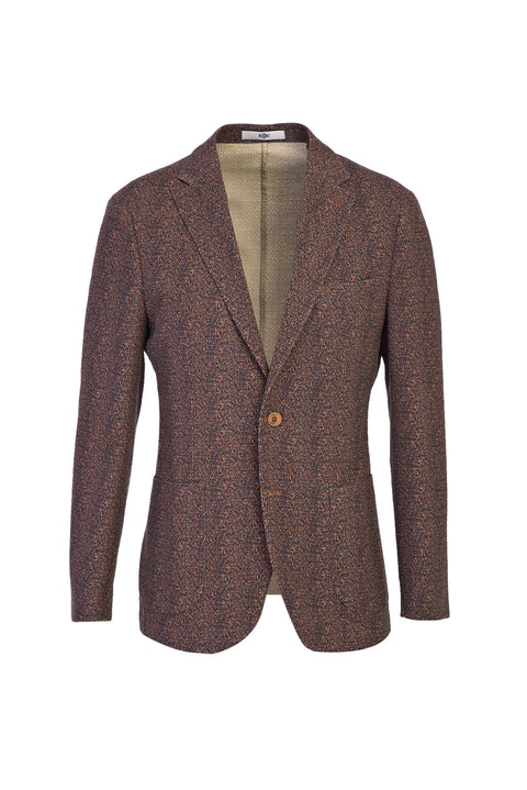 Kiremit 6 Drop Regular Fit Standart Kesim Spor Desenli Ceket