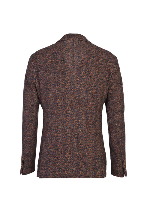 Kiremit 7 Drop Slim Fit Dar Kesim Spor Desenli Ceket