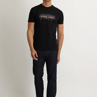 Orta Lacivert Regular Fit Likralı Denim Look Pantolon