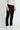 Siyah Relaxed Fit Rahat Kesim Likralı Kanvas / Chino Pantolon