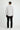 Siyah Slim Fit Dar Kesim Likralı Kanvas / Chino Pantolon