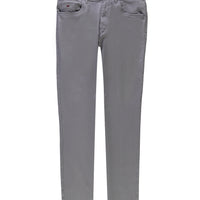 Mid Grey Relaxed Fit Stretch Canvas / Chino Trousers