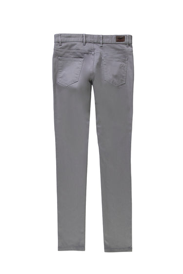 Orta Gri Regular Fit Likralı Kanvas / Chino Pantolon