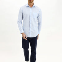 İndigo Regular Fit Likralı Kanvas / Chino Pantolon