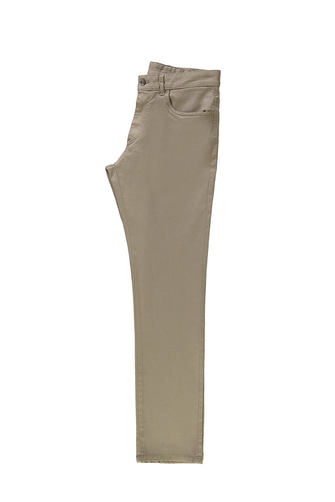 Kum Regular Fit Standart Kesim Likralı Kanvas / Chino Pantolon