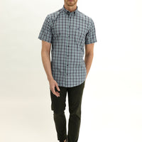 Orta Haki Slim Fit Dar Kesim Likralı Kanvas / Chino Pantolon