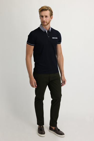 Orta Haki Relaxed Fit Rahat Kesim Likralı Kanvas / Chino Pantolon