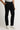 Siyah Regular Fit Likralı Kanvas / Chino Pantolon