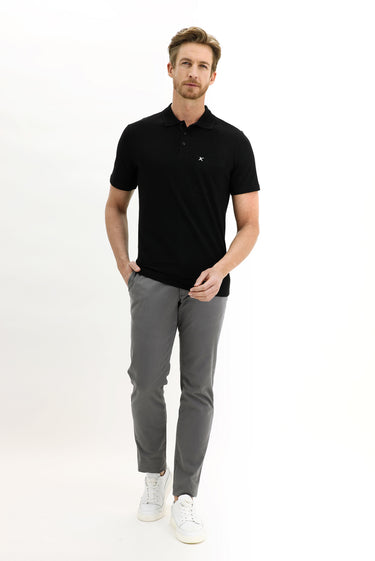 Orta Füme Regular Fit Likralı Kanvas / Chino Pantolon