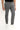 Orta Füme Slim Fit Dar Kesim Likralı Kanvas / Chino Pantolon