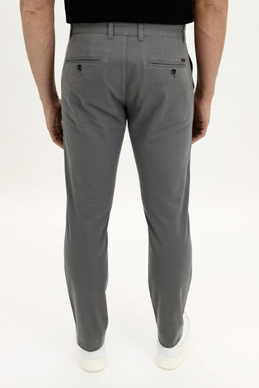 Orta Füme Regular Fit Likralı Kanvas / Chino Pantolon