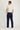 Orta Lacivert Slim Fit Dar Kesim Likralı Kanvas / Chino Pantolon