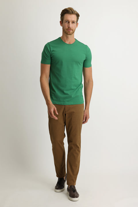Açık Kahve  Slim Fit Dar Kesim Likralı Kanvas / Chino Pantolon