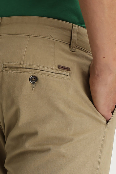 Camel Regular Fit Likralı Kanvas / Chino Pantolon