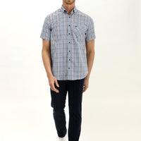 Koyu Lacivert Slim Fit Dar Kesim Likralı Kanvas / Chino Pantolon