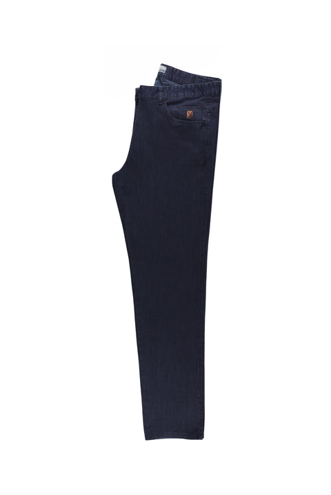 Havacı Mavi Relaxed Fit Rahat Kesim Likralı Kanvas / Chino Pantolon