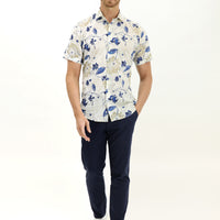 Koyu Lacivert Regular Fit Likralı Kanvas / Chino Pantolon