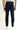 Koyu Lacivert Slim Fit Dar Kesim Likralı Kanvas / Chino Pantolon