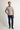 Koyu Mavi  Slim Fit Dar Kesim Likralı Denim Pantolon