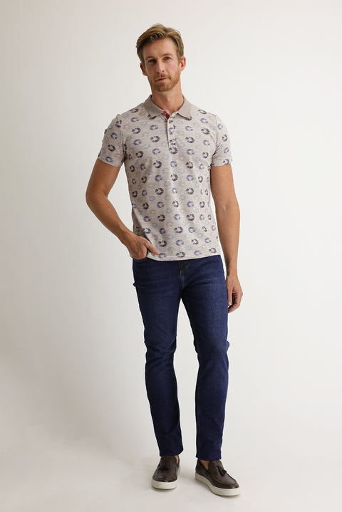 Koyu Mavi  7 Drop Slim Fit Dar Kesim Likralı Denim Pantolon