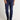 Koyu Mavi  Regular Fit Likralı Denim Pantolon