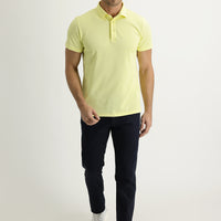 Koyu Lacivert Regular Fit Likralı Kanvas / Chino Pantolon