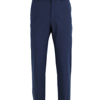 Orta Lacivert Relaxed Fit Rahat Kesim Kuşgözü Likralı Kanvas / Chino Pantolon