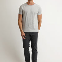 Open Anthracite Regular Fit Standard Cut Eyelet Lycra Canvas / Chino Trousers