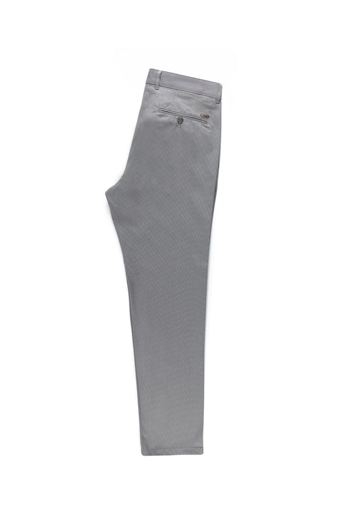 Koyu Antrasit Relaxed Fit Rahat Kesim Likralı Kanvas / Chino Pantolon
