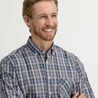 Koyu Bordo Uzun Kol Regular Fit Ekose Gömlek