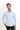 Uçuk Mavi Uzun Kol Slim Fit Dar Kesim Desenli Pamuklu Gömlek