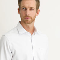 Açık Mavi Uzun Kol Klasik Desenli Gömlek