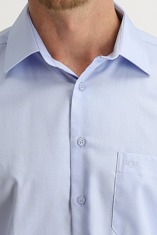  Uçuk Mavi Uzun Kol Non Iron Klasik Gömlek