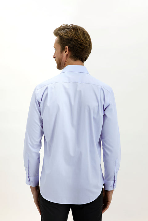 Uçuk Mavi Uzun Kol Non Iron Klasik Gömlek