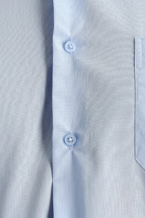 Uçuk Mavi Uzun Kol Klasik Gömlek