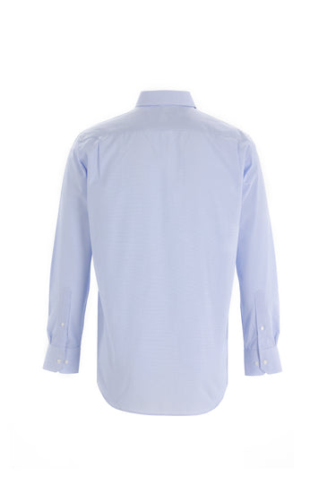 Uçuk Mavi Uzun Kol Regular Fit Ekose Gömlek