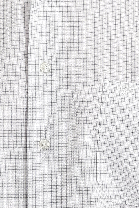 Orta Lacivert Uzun Kol Regular Fit Kareli Gömlek