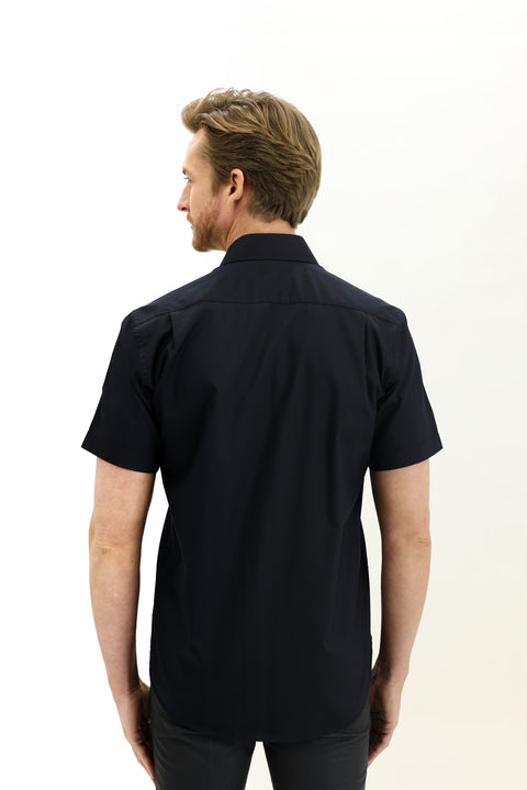 Light Black Short Sleeve Regular Fit Shirt