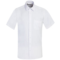 Beyaz Kısa Kol Regular Fit Gömlek