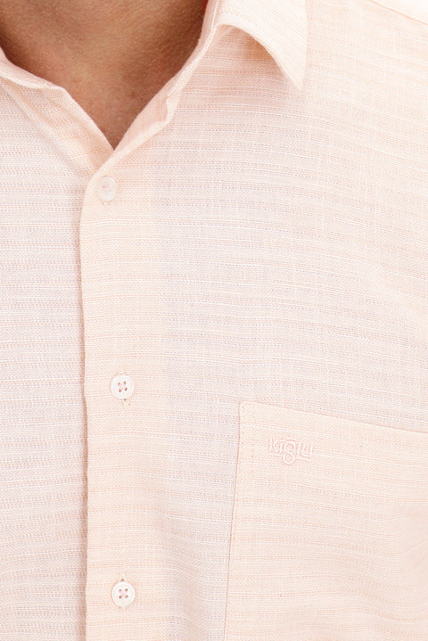 Yavru Ağzı Kısa Kol Regular Fit Desenli Spor Gömlek