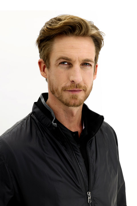 Siyah Mevsimlik Ribanalı Mont