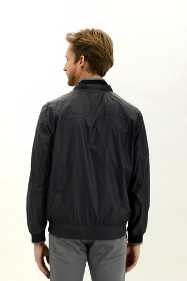 Siyah Mevsimlik Ribanalı Mont