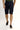 Koyu Lacivert Slim Fit Dar Kesim Bermuda Şort