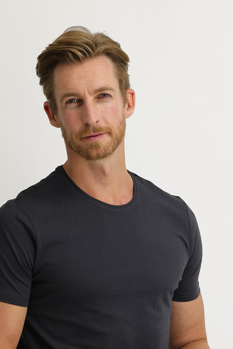 Marengo Bisiklet Yaka Slim Fit Dar Kesim Pamuk Tişört