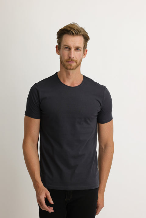 Marengo Bisiklet Yaka Slim Fit Dar Kesim Pamuk Tişört